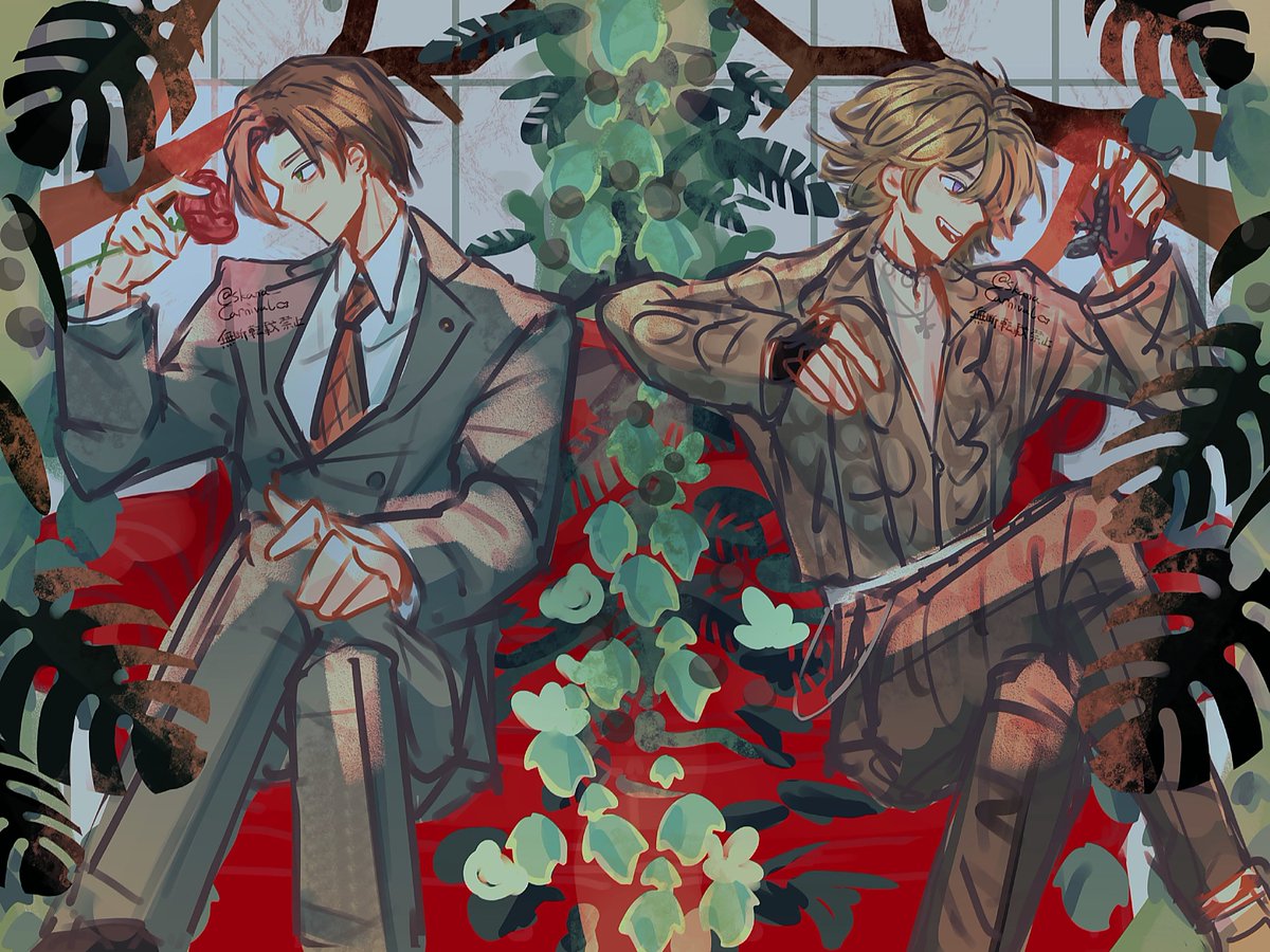 skana_Carnival's tweet photo. 🍃🦬🐍🍃 https://t.co/3Y2cE7rnRS