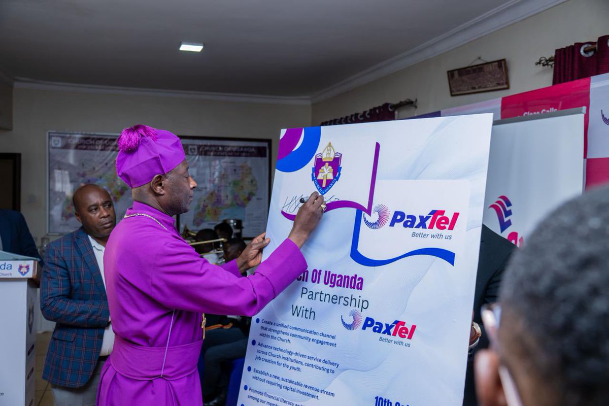 SadiikiAdams's tweet photo. This month of August, @Paxtel_mobile will be available at all Churches within the Province of @ChurchofUganda_ , whether Cathedral, Parish or Sub-parish to onboard you and give you a SIM card. No more struggling with internet or call network or money transfers.

You need a faster service or inquiry, visit PaxTel Service Centers:

Masaka City:
Edward Avenue, opp. Equity Bank

Kampala:
Wandegeya, at the traffic lights,
next to MM pharmacy

I got mine: 0724003645. His Grace @Archbp_COU got his too.

Thank you Chairman @jmkamya for giving us the opportunity to build a unified communication network and digitize all Church operations. Accountability, evangelism and service delivery will be core. 

Join PaxTel today and
experience the difference!