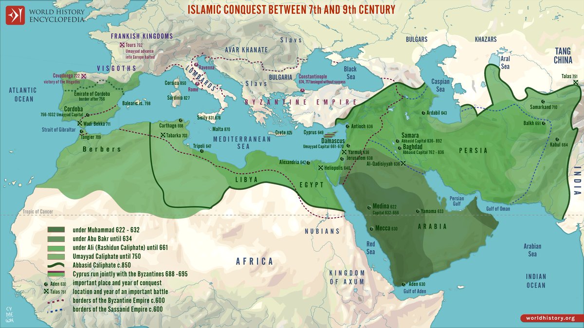 spederiva's tweet photo. @15711453 @mattvanswol @sanchezcastejon Nobody can make the Jews to try conquer places. Jews only claims what belongs to them... 
In other hand, see the map of what Muslims conquered

You have nothing you can say...
Islam is a violent relation. Muslims try to conquer the world...
You are the shit of the world https://t.co/cW92SXxTT8
