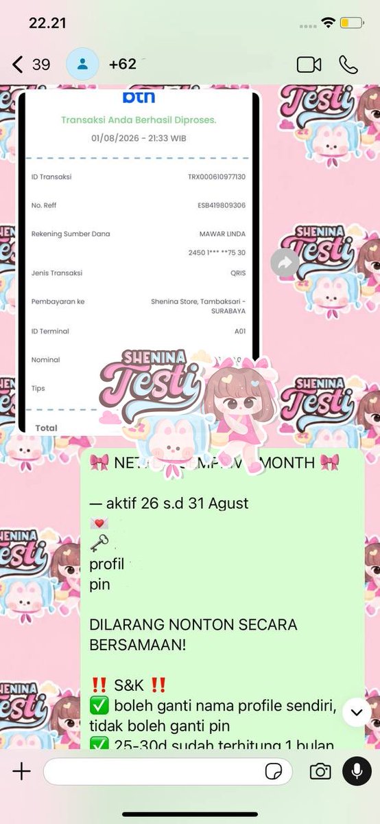 ovalests's tweet photo. ʚ ˚ 🎀 𝘀𝗵𝗲𝗻𝗶𝗻𝗮 𝘁𝗲𝘀𝘁𝗶 ! ◎ 🐇 . .  

    ୨୧ ───── ⋆🎀⋆ netf share 2u1b
    ୨୧ ───── ⋆🎀⋆ netf semipriv 1b https://t.co/lc93UVxeMt
