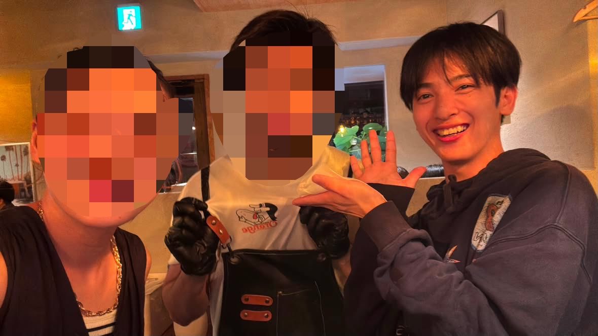 ___thisai's tweet photo. 友達の働いてる店めちゃんこ美味かった。これが現実顔 https://t.co/pjLVjKuPoY