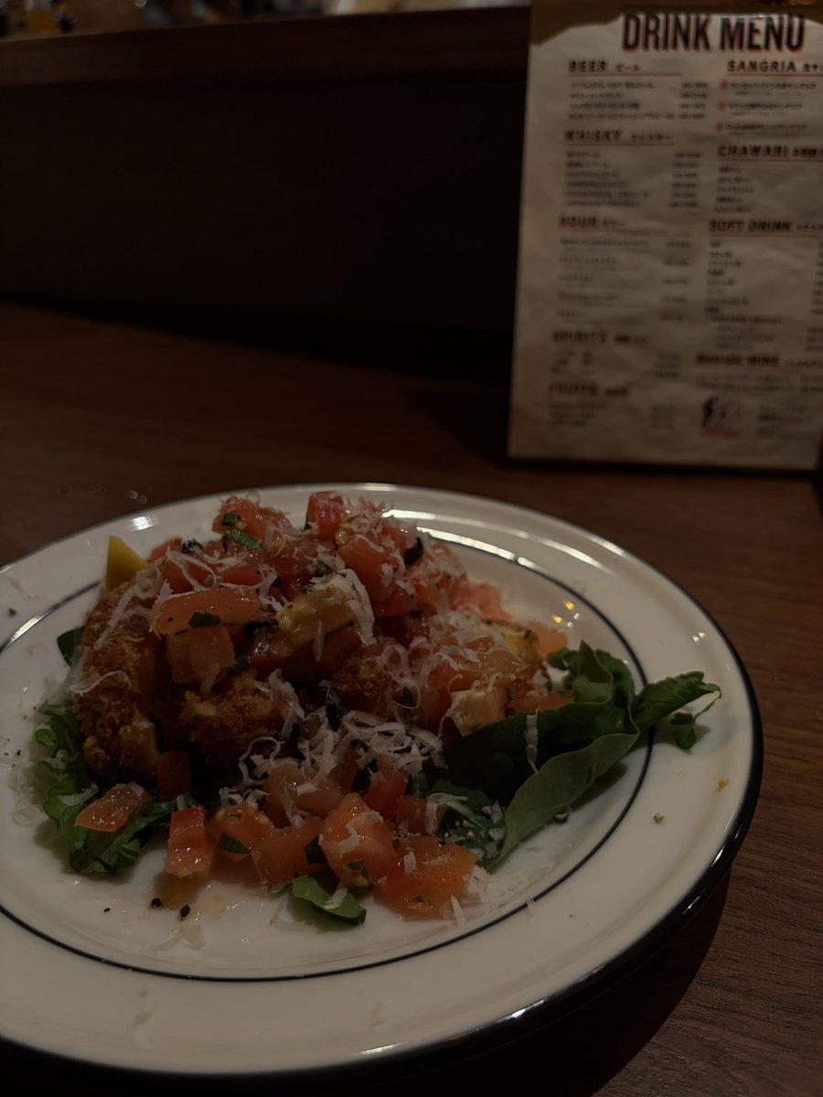 ___thisai's tweet photo. 友達の働いてる店めちゃんこ美味かった。これが現実顔 https://t.co/pjLVjKuPoY