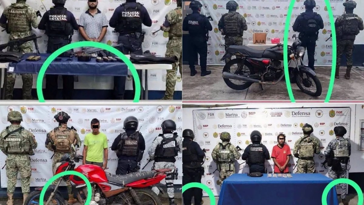 MLopezSanMartin's tweet photo. Polémica en #Veracruz

La SSP eliminó imágenes manipuladas de detenidos luego de que usuarios detectaran errores evidentes 👇📸 https://t.co/JMSJgx0YCP