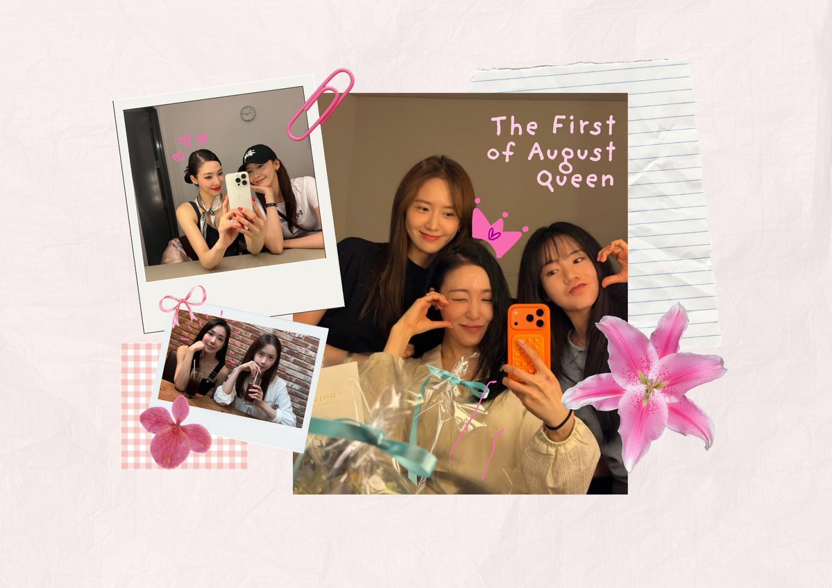 xLimYoonA's tweet photo. @withlovestephi 
To my forever first of August,
We shared much happiness, laughters, moments together. You, the one who always care and love with your whole heart. The warmest person to everyone around you. Even happiness will be happy to be with you, happiest birthday, unnie. 🩷 https://t.co/gGsgj3eolt