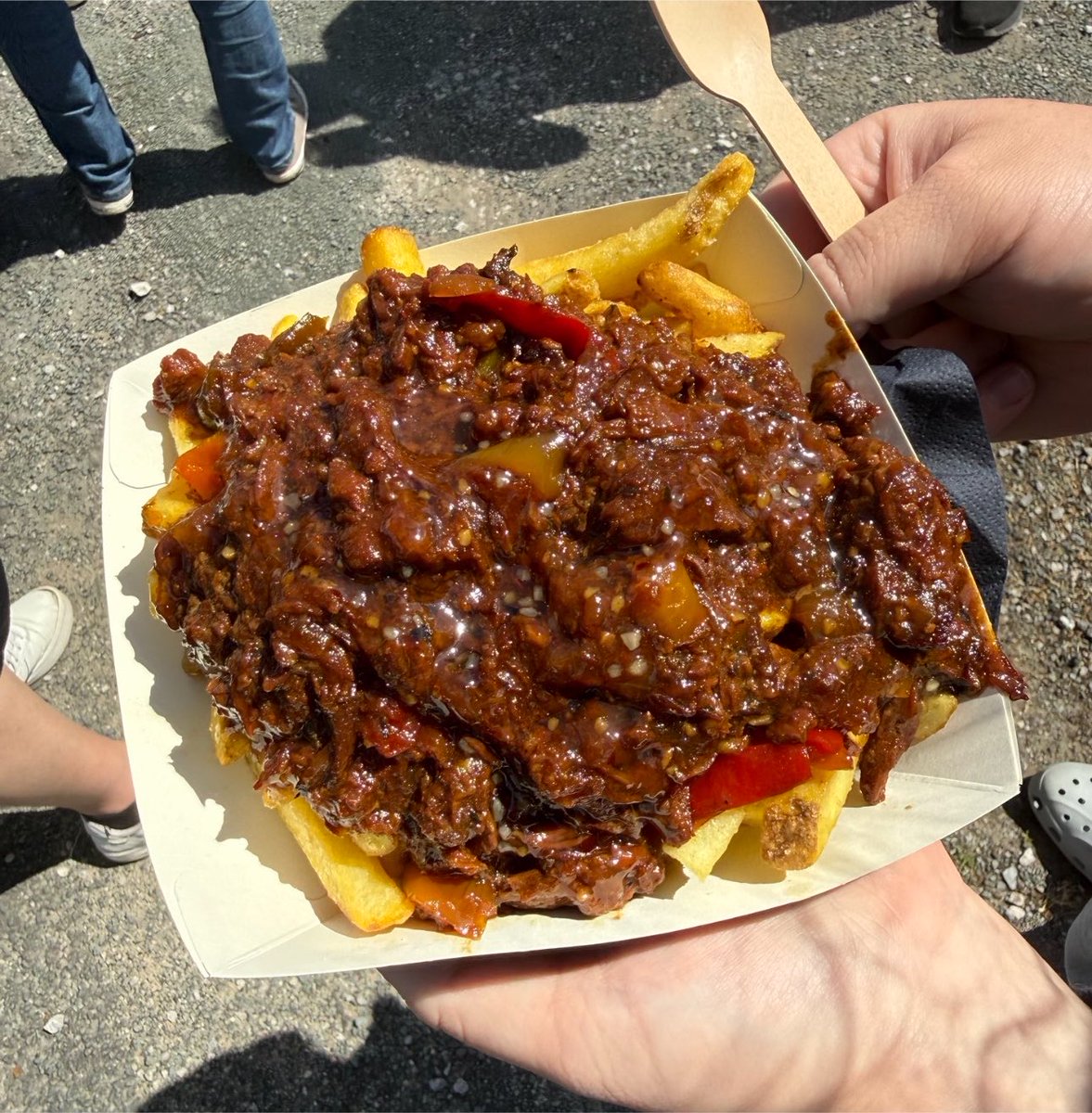 FootyScran's tweet photo. Thai hot honey chilli beef chips at Chester FC (@ChesterFC ) 

💷 £7 https://t.co/MeI751bKfp