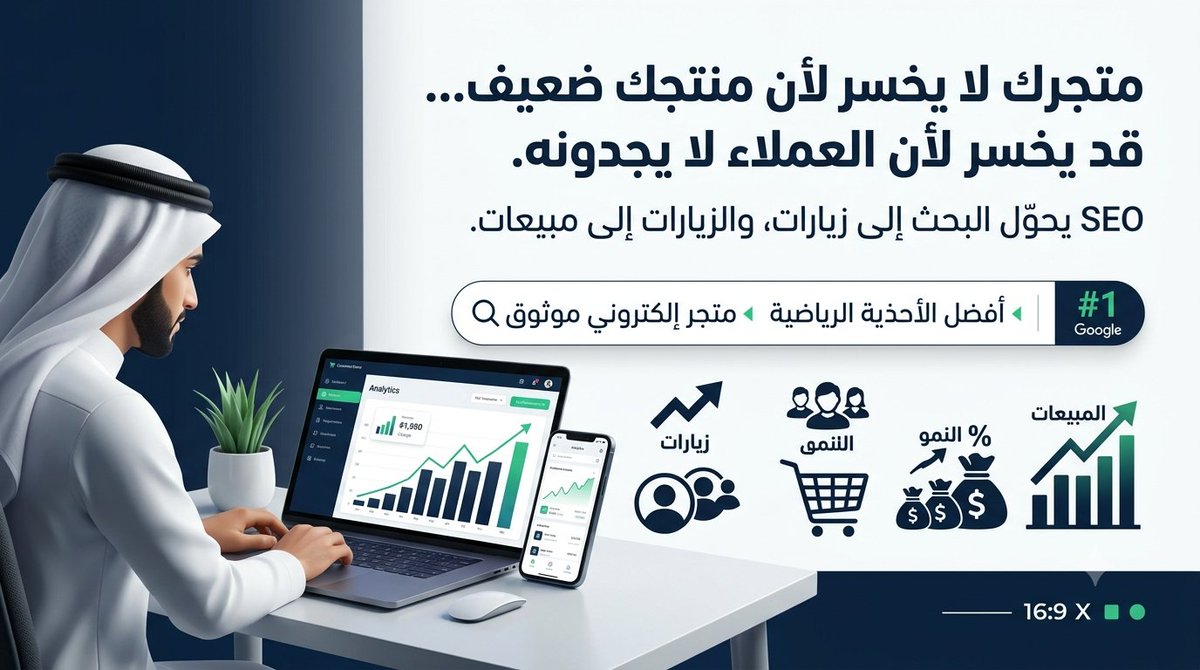 mohammedaliwait's tweet photo. متجرك لا يخسر لأن منتجك ضعيف…
قد يخسر لأن العملاء لا يجدونه. 🔍

SEO يحوّل البحث إلى زيارات، والزيارات إلى فرص مبيعات. 🚀

كن في المكان الذي يبحث فيه عميلك.

#السعودية #تطبيق #الرياض_الآن #SEO #Ecommerce https://t.co/SdawC5Uyd7