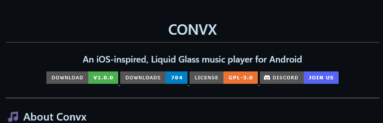 cosmic_taser's tweet photo. @DroidAesthetics Hey i am a dev of convx and we hit 700+ download on beta 2 , if u want to try it out then u can join our server , the new update i am gonna release soon :)

https://t.co/yoPC3l5jJi https://t.co/IucGYwuiX8