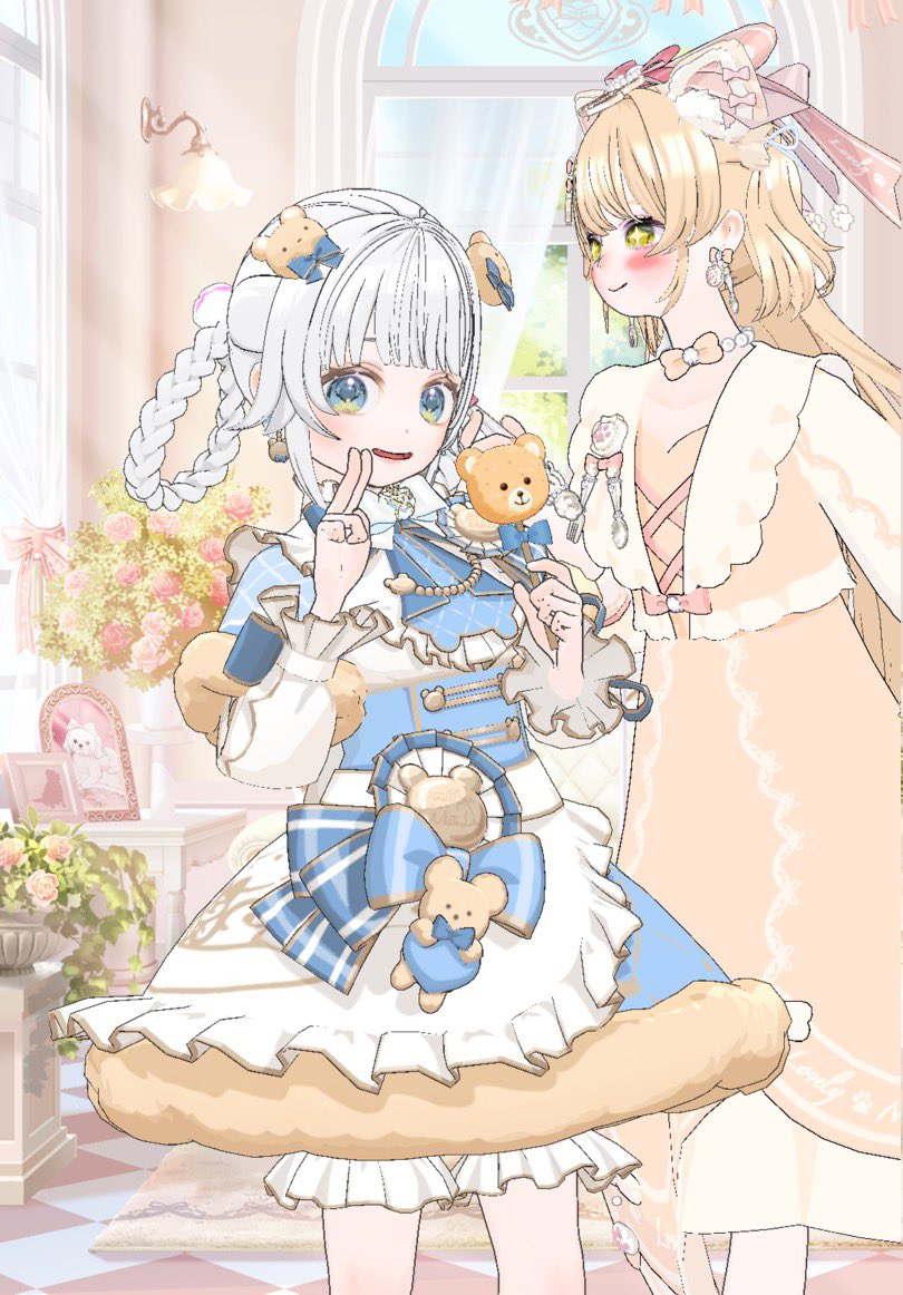 yu_1104_na's tweet photo. ケーキを追いかける通り魔です。

 #ミラティブ https://t.co/pTmLgNeLtk