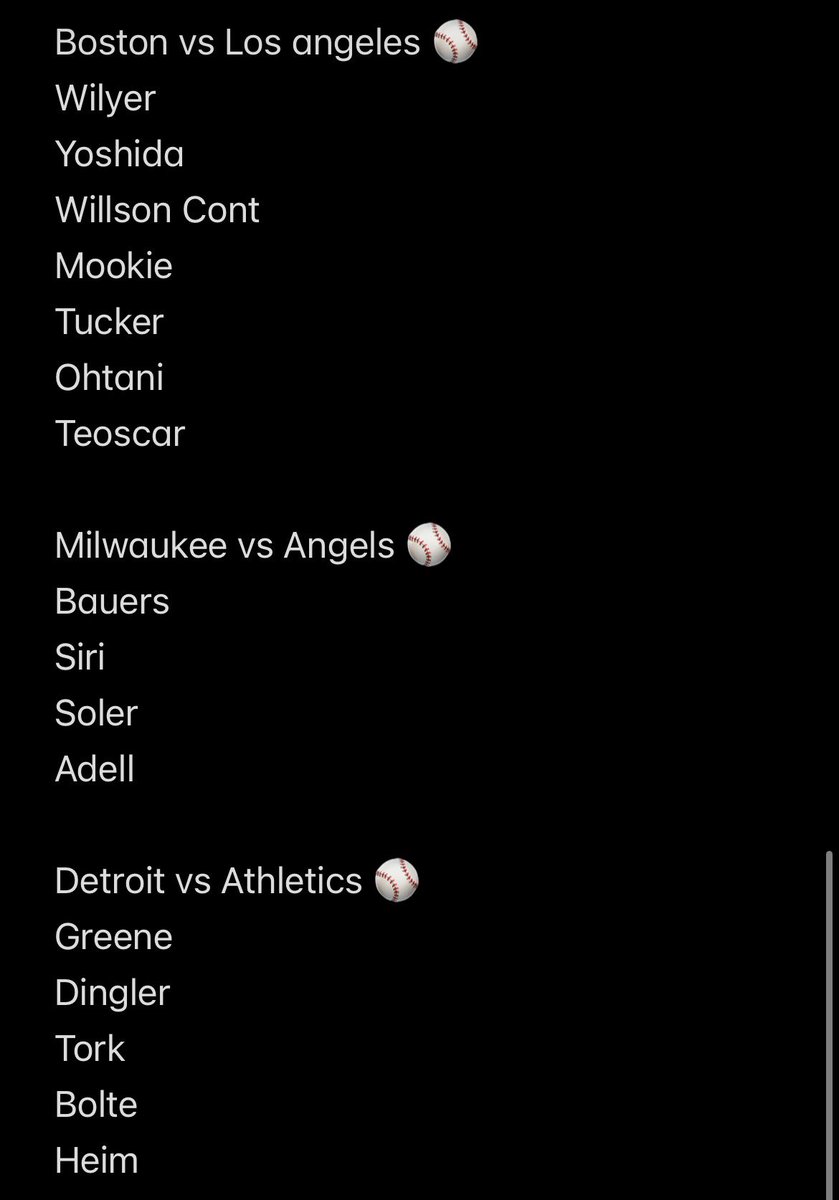 DcaponeSlips's tweet photo. August 1st MLB Dingers ⚾️ https://t.co/4QTBEUKFHl