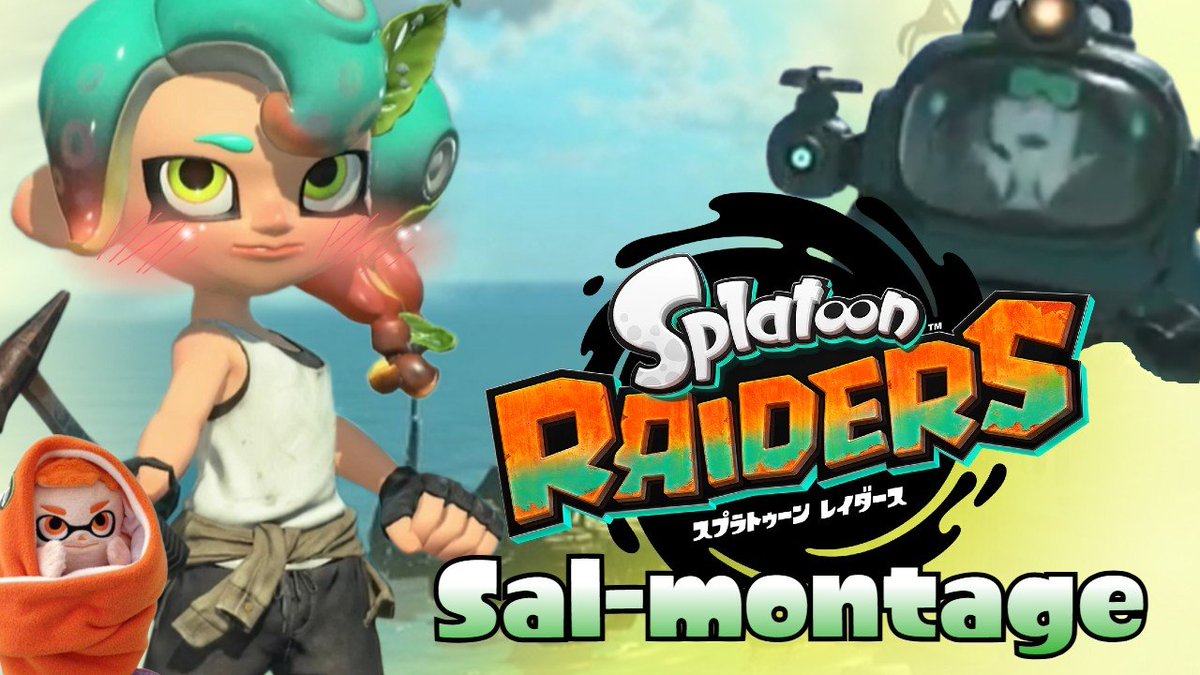 SplattartJT's tweet photo. I made a Splatoon Raiders montage! The SALMON-tage!!! Check it out, please!

L/nk below 🔥 https://t.co/rc2lpX1CpJ