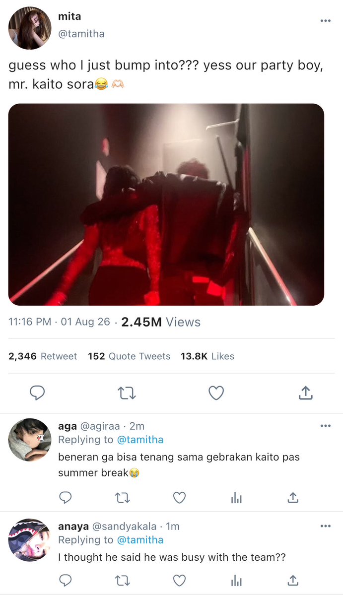 skyttenani's tweet photo. a #williamest as F1 driver three tweets au.
—; reputasi kaito itu cewenya 10 cowonya cuman lorenzo.
From. Fast &amp; Curious au. https://t.co/srTolN2hb8