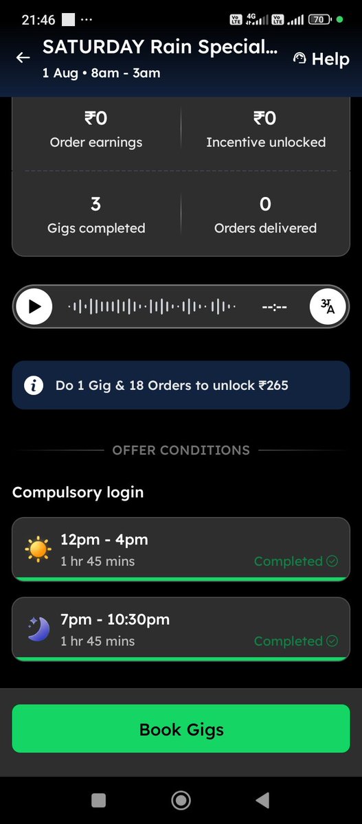 ChingariVikram's tweet photo. Order issue
@zomatocare 
6 SE 7 ghante ho gaye hain order bilkul bhi nahin a raha hai aise mein kya kamaunga please main online raho to kripya karke order de dijiye finance problem hai bahut jyada ek bhi order nahin aaya 6-7 ghante mein https://t.co/vcd7xG1Ho4