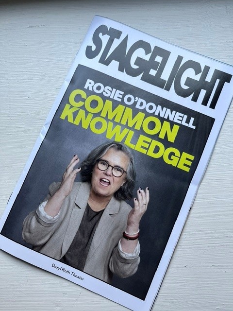 PRMerleF's tweet photo. I saw #Rosieodonnell's solo show last nite- a Tour de Force!  OMG. She takes the audience on her journey with love, compassion &amp; sheer brilliance. She plays all the characters  &amp; those with an Irish accent!  I urge everyone to grab a ticket. thru Aug 8 only. Le Gra Rosie! https://t.co/0Ethqbapv1