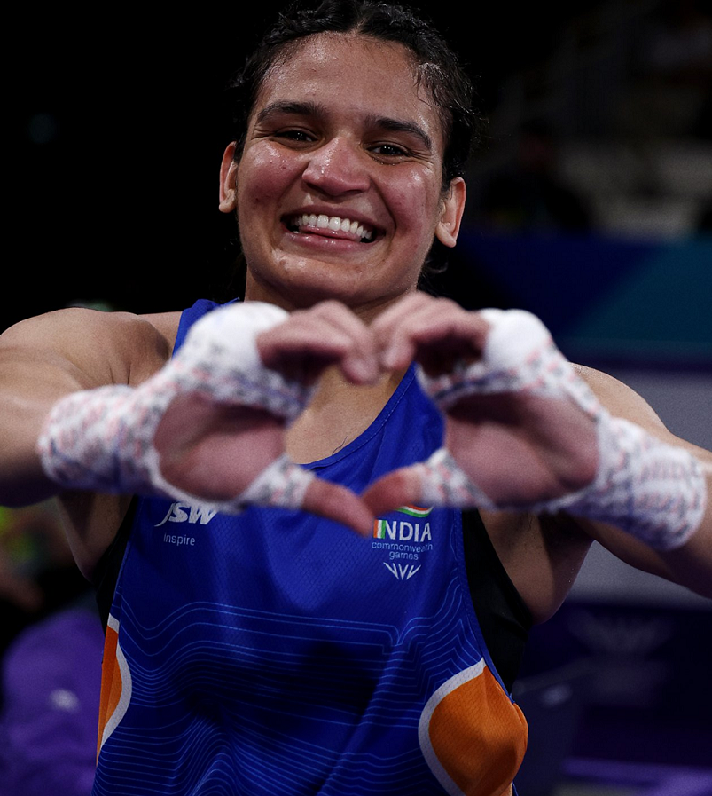 India_AllSports's tweet photo. BREAKING: ARUNDHATI CHOUDHARY DELIVERS GOLD FOR INDIA! 🥇🇮🇳  

BOXING: Arundhati beats reigning World medalist Chantelle Reid of England 5:0 in Final (70kg). 

#Glasgow2026withIAS #Glasgow2026