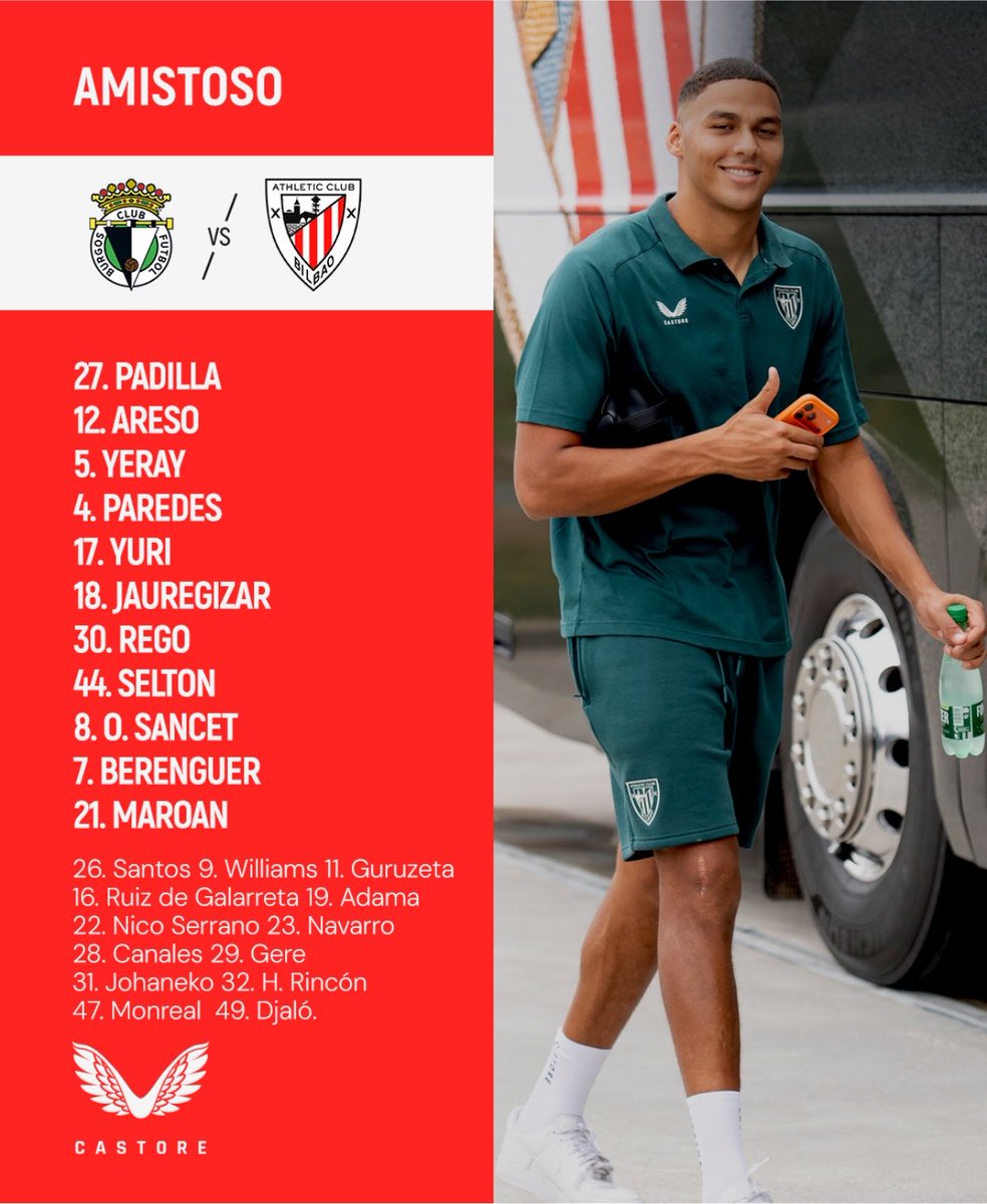 DiiegoCobo's tweet photo. 🚨🦁 Los once elegidos por Edin Terzic para comenzar el amistoso ante el Eibar:

🧤Padilla.

⚔️ Areso, Yeray, Paredes, Yuri.

🪄 Rego, Jauregizar, Sancet.

🚀 Selton, Maroan y Berenguer. https://t.co/AIIMhBOipD