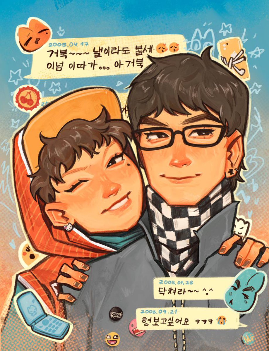 oyyonam's tweet photo. old drawing of fetus nerds￼￼ from cyworld 2000s era👾👾
#GTOP #BIGBANG https://t.co/hhomLDsSTV