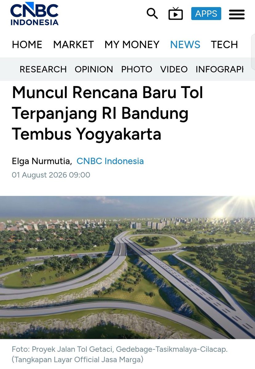 txtfromjogja's tweet photo. Wowww, ada peluang tol Gedebage-Tasikmalaya-Cilacap (Getaci) diperpanjang hingga Yogyakarta😯 https://t.co/mfKIHujQqN