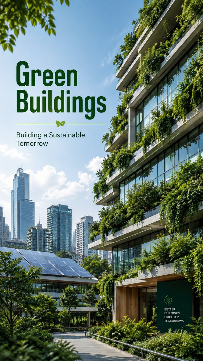 UtyThomas's tweet photo. Green buildings are designed to reduce environmental impact while creating healthier and more efficient spaces for people. They use sustainable materials, energy-efficient lighting, proper insulation, renewable energy systems, and water-saving technologies to minimize waste and lower operating costs. Features such as solar panels, rainwater harvesting, green roofs, and natural ventilation help conserve valuable resources while reducing greenhouse gas emissions.

Beyond protecting the environment, green buildings improve indoor air quality, increase natural lighting, and provide more comfortable living and working conditions. These benefits can boost productivity, support better health, and reduce long-term maintenance expenses. As cities continue to grow, sustainable construction plays a vital role in addressing climate change and preserving natural ecosystems.

Governments, businesses, and homeowners are increasingly embracing green building practices to create resilient communities and a cleaner future. Every energy-efficient home, office, school, and public building contributes to a healthier planet. Investing in green buildings today is an investment in environmental sustainability, economic savings, and a better quality of life for future generations.
