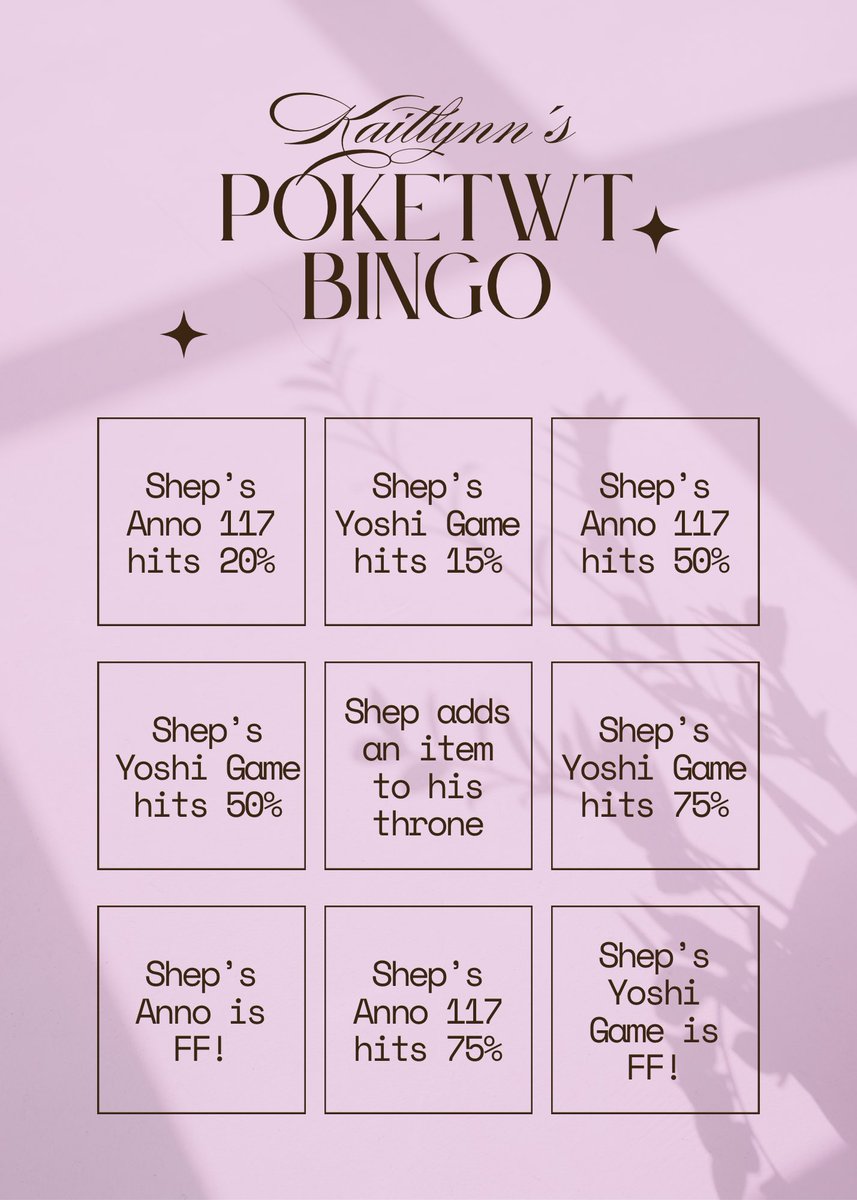 chikoorita's tweet photo. I’ve decided to finally make my own bingo!! I tried to make it as fair as I could so I’m sorry if I didn’t include you and please don’t be sad!! 🥺🫂 I wanted to boost people who NEVER SHARE THEIR LINK AND DESERVE ALL THE GOOD THINGS
for each person who helps to make this bingo filled out I will draw an awful drawing of any pokemon you want 🫶
anyways here’s the thrones of the people on my bingo!! I’d love to see the bingo filled out soon hehe 🩷
@Sheescuella | https://t.co/vo4zzBTbi1