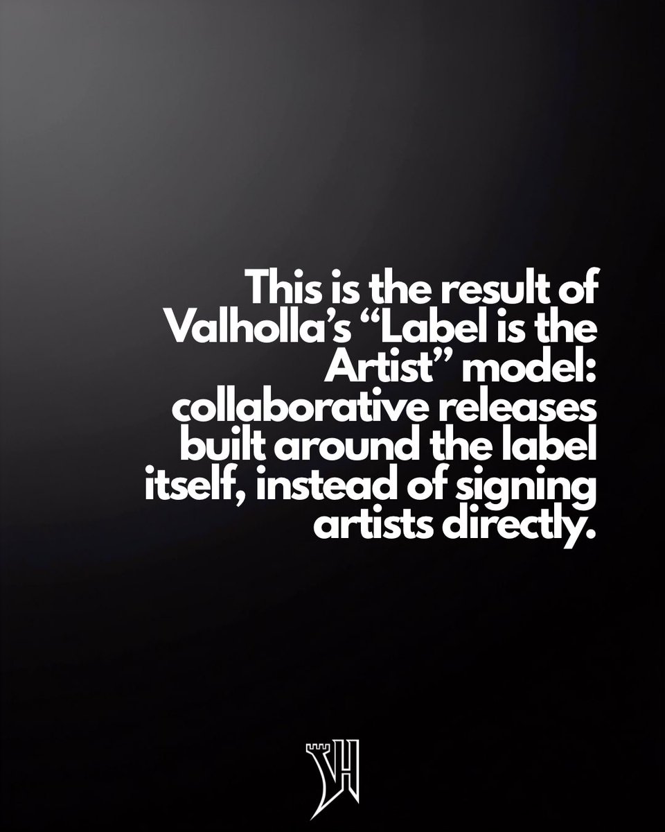 Valholla's tweet photo. 2 acts in the top 5% of all artists worldwide. https://t.co/xppO037Avw
