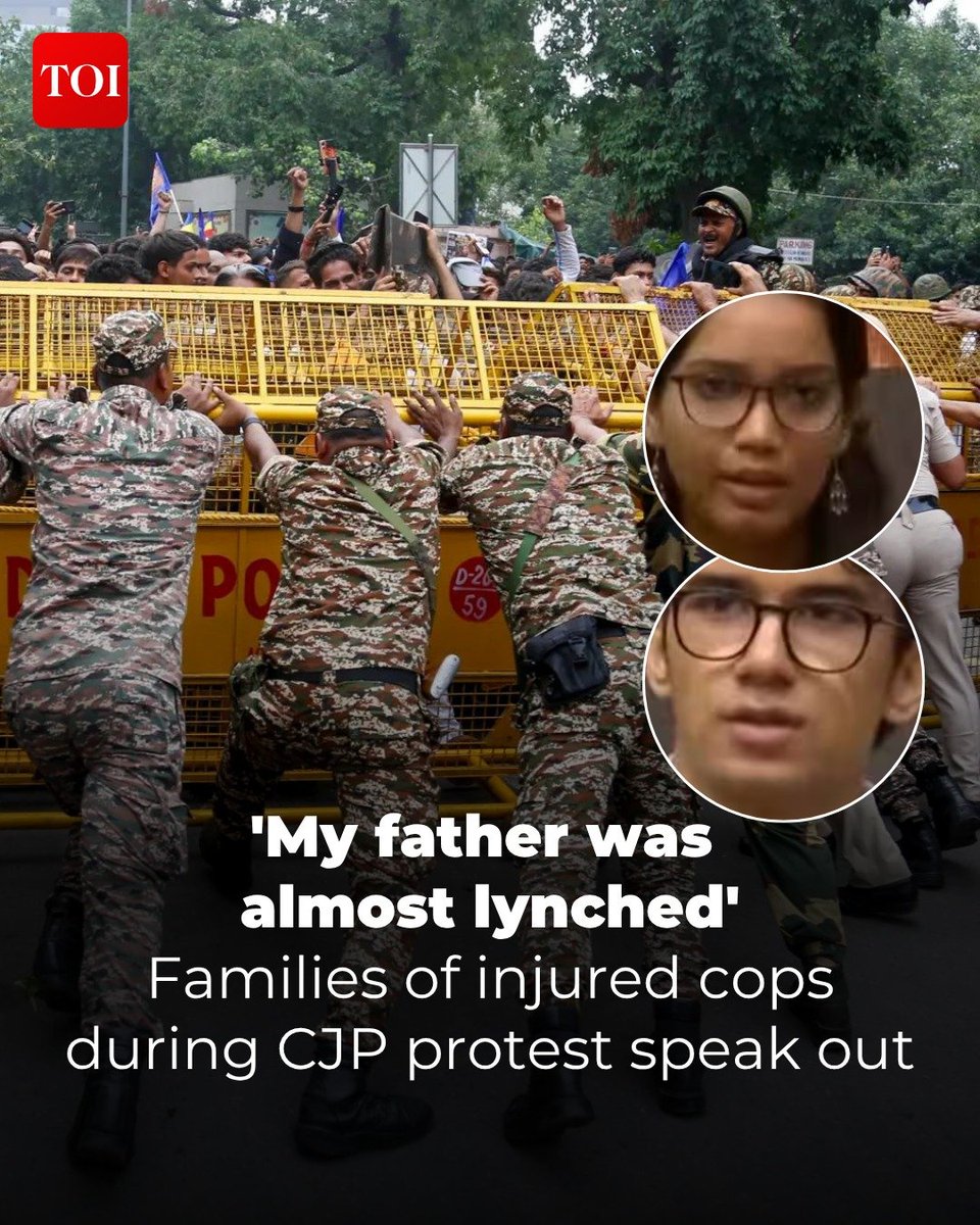 Sanju_Verma_'s tweet photo. Rahul Gandhi,you keep waxing eloquent about everything under the Sun

But why on earth,have you not once shown sympathy for young kids of Policemen who were brutally attacked at #CJP protest?

Do you have no empathy for our men in uniform? 

Why the selective outrage?Shame on you https://t.co/ZR32q8RiyR