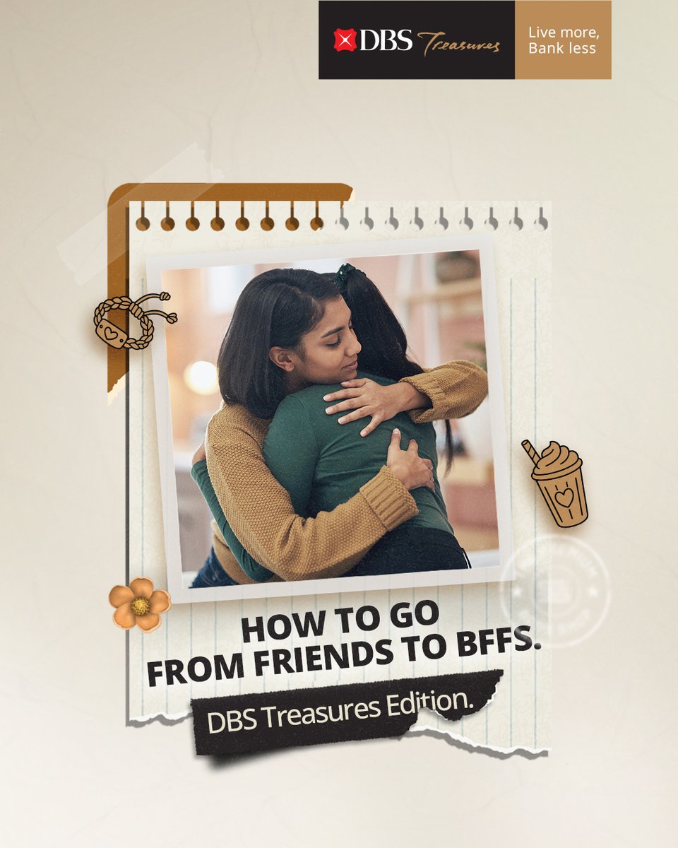 digibank's tweet photo. BFFs deserve VIP treatment. Shop together, travel together, dine together - and enjoy exclusive privileges every step of the way with DBS Treasures.

#HappyFriendshipDay #DBSTreasures #DBSBank https://t.co/49Ive5Li6C