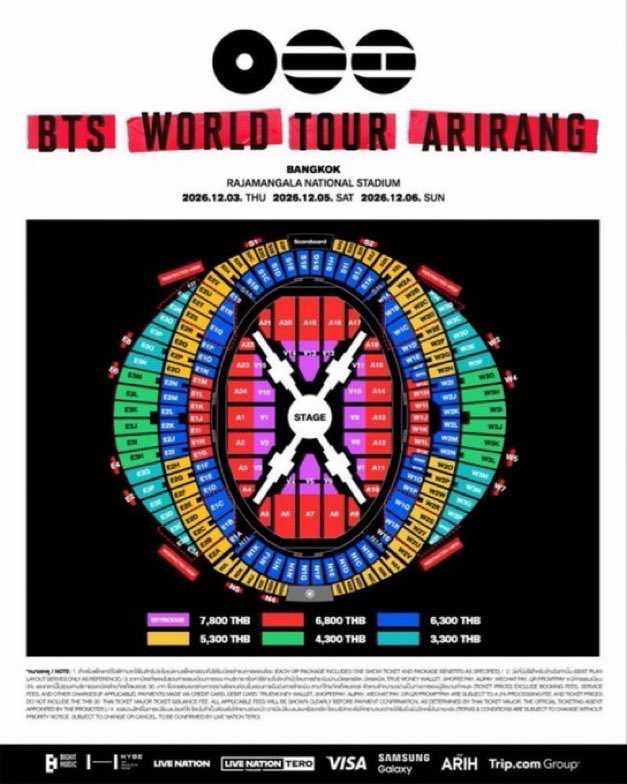 RiverbendZoo's tweet photo. Wts 🎫
BTS WORLD TOUR ‘ARIRANG’ IN BANGKOK

Zones: 
— V5/V7/A1,V9
Instant Transfer
Interfans DM
Tickets Under your Name
Open for local and international fans
Dm
#BTS_WORLDTOUR_BANGKOK
#BTSinBKK https://t.co/8ElGF9dxwD