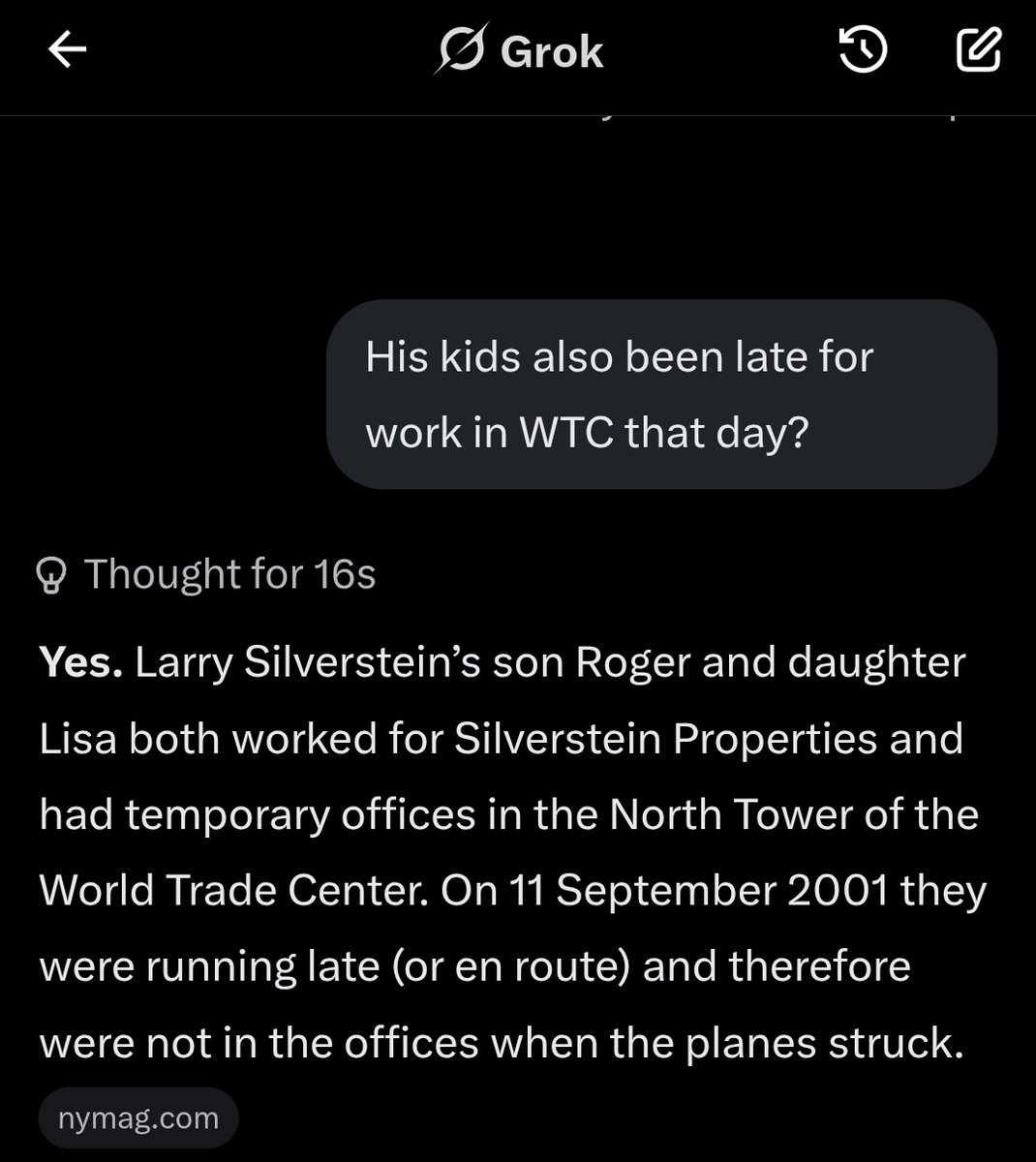 BegemotaTitanik's tweet photo. @truthtroll_X @GoUncensored Ohh dear.. check image 2..

1 in 15.6  Billion #Grok #911 #NewYork #NineEleven #AlQueda
#LuckyLarry #Insurance https://t.co/1K5qzUiPrz