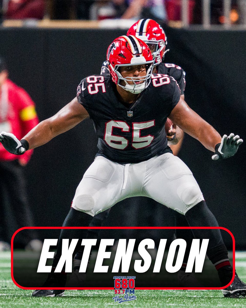 680TheFan's tweet photo. BREAKING: The Falcons and G Matthew Bergeron have agreed to a four-year, $96 million contract extension with $60 million guaranteed, per @MikeGarafolo https://t.co/Vo7QzdN7QO