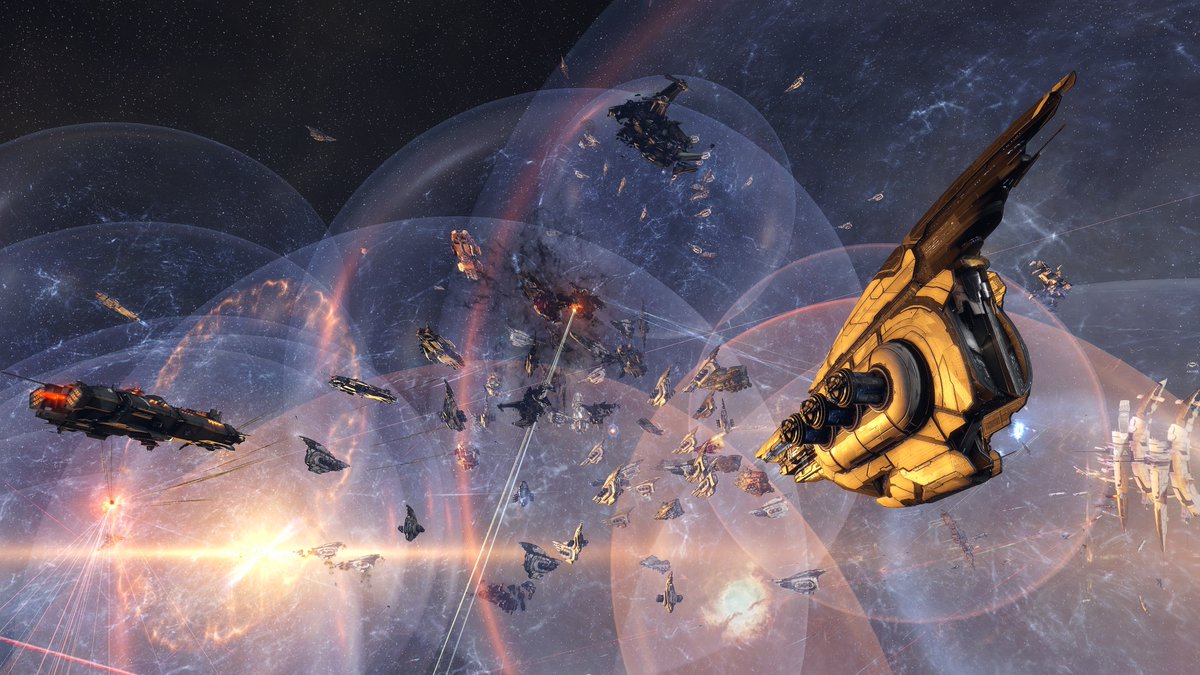 EveOnline's tweet photo. Several groups are showing up to Ahbazon later tonight with one goal in mind: blow some shit up!

@WarlockIndustry will be streaming on the Fenris Creations Twitch channel with the action set to start at 17:00(ish) 

Shoutout to Walter Islands and Miles Augustine for some awesome screenshots of recent battles...maybe something we can expect in a few hours!