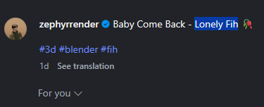 retXBT's tweet photo. BRAND NEW BRAINROT MEME IS GOING VIRAL RN.

This new "Lonely Fih" character is blowing up on Instagram rn, and is already becoming a MEME, and it's only a DAY old.

The account is still fairly new, so this has crazy potential to become something really big, the comments are filled with MEMES.

https://t.co/R71hCLWruo