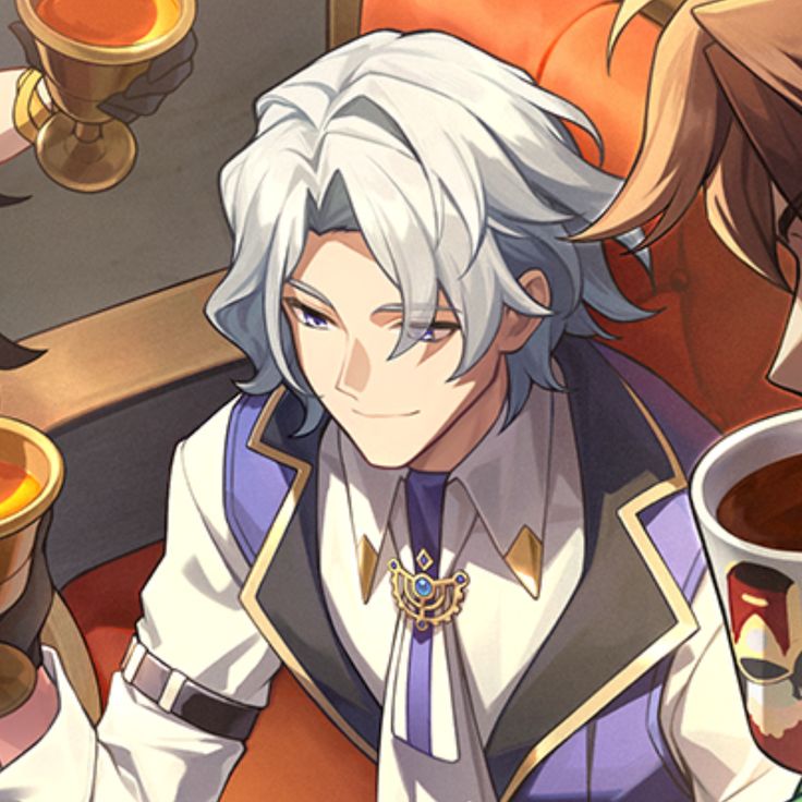 _chcow1nt_'s tweet photo. I know this has been said often but it really does feel like seeing my baby they killed off in another game to be revived in another uhuhu

The funnier thing is Mitya looks more identical to Mikhail compared to baby Misha 😭😭😭 same shade of bluerple, darker lashes.... https://t.co/E3DUnK5KSV