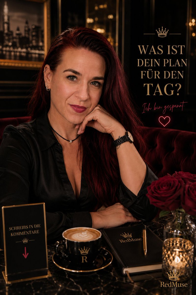 RedMuse1218's tweet photo. Eine Frage.
Wofür würdest du heute am ehesten Geld ausgeben?
A) Shopping
B) Essen & Drinks
C) Mich.
Antworte mit A, B oder C.
Mal sehen, wer heute die richtigen Prioritäten setzt.
#Findom #FinancialDomination #Femdom #Luxury #Weekend #RedMuse https://t.co/zC7K6WlpXa