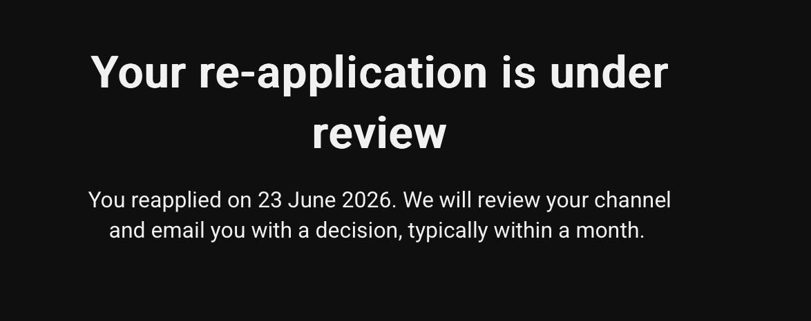 BraveEvidence's tweet photo. @YouTubeCreators @YouTube Its been 40 days since i applied for monetization but i have still not heard anything from you guys, please check my channel https://t.co/ZKqMXNrh1e https://t.co/xP5U4F5K8h