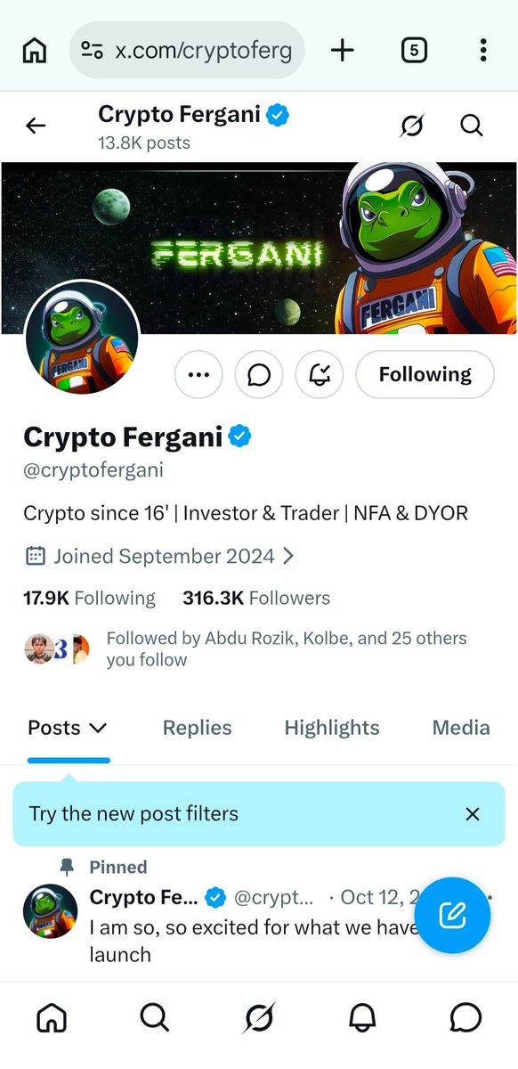 Inrestiafe's tweet photo. @cryptofergani Notis on 🔔

GvUniMUT9ygtuLsMQB3877A3krifNcvifUh96jd7kPQ9 https://t.co/ohdO1FHs5J