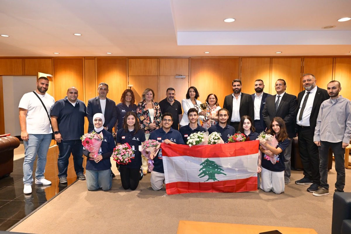 ShehadiKamal's tweet photo. On 31 July 2026, #MITAI participated in a recognition ceremony, attended by Mrs. #May_Makhzoumi, President of the #Makhzoumi_Foundation, celebrating Lebanese students from different universities who achieved leading global rankings at the #Microsoft Office Specialist and #Adobe Certified Professional World Championships.
Congratulations to Rim Al Shafii on ranking first worldwide; Maria Abi Khalil and Ahmad Mattar on ranking fourth; Mohamad Shebbo on ranking sixth; Perla Kassis on ranking seventh; and Mounir Shbib on ranking eighth worldwide.
These results demonstrate the ability of Lebanese youth to compete globally when talent is matched with training and opportunity. I also commend the Makhzoumi Foundation, ITLS, Université La Sagesse, and Rafik Hariri University for their contribution to supporting these talents, developing their skills, and opening pathways to international competition.
Congratulations to our champions and to Lebanon.
في 31 تموز 2026، شاركت وزارة الدولة لشؤون التكنولوجيا والذكاء الاصطناعي ممثلة بالسيدين جيلبير متري وغيورغ يوسف في حفل تكريمي، بحضور السيدة #مي_مخزومي، رئيسة #مؤسسة_مخزومي، احتفاءً بطلاب لبنانيين من جامعات مختلفة حققوا مراكز متقدمة عالمياً في بطولتي Microsoft Office Specialist وAdobe Certified Professional.
أهنئ #ريم_الشافعي على إحرازها المرتبة الأولى عالمياً، و #ماريا_أبي_خليل و #أحمد_مطر على المرتبة الرابعة، و #محمد_شبو على المرتبة السادسة، و #بيرلا_قسيس على المرتبة السابعة، و #منير_شبيب على المرتبة الثامنة عالمياً.
تعكس هذه النتائج قدرة الشباب اللبناني على المنافسة عالمياً عندما تقترن الموهبة بالتدريب والفرصة. كما أحيّي مؤسسة مخزومي، وITLS، وجامعة الحكمة، وجامعة رفيق الحريري، على مساهمتهم في دعم هذه المواهب وصقل مهاراتها وفتح آفاق المنافسة الدولية أمامها.
مبروك لأبطالنا، ومبروك للبنان.
#لبنان #الشباب_اللبناني #المهارات_الرقمية #التعليم
@mitailebanon @GuyorgY @MitriGilbert
@makhzoumi @tarek_bacha
#Lebanon #LebaneseYouth #DigitalSkills #Education