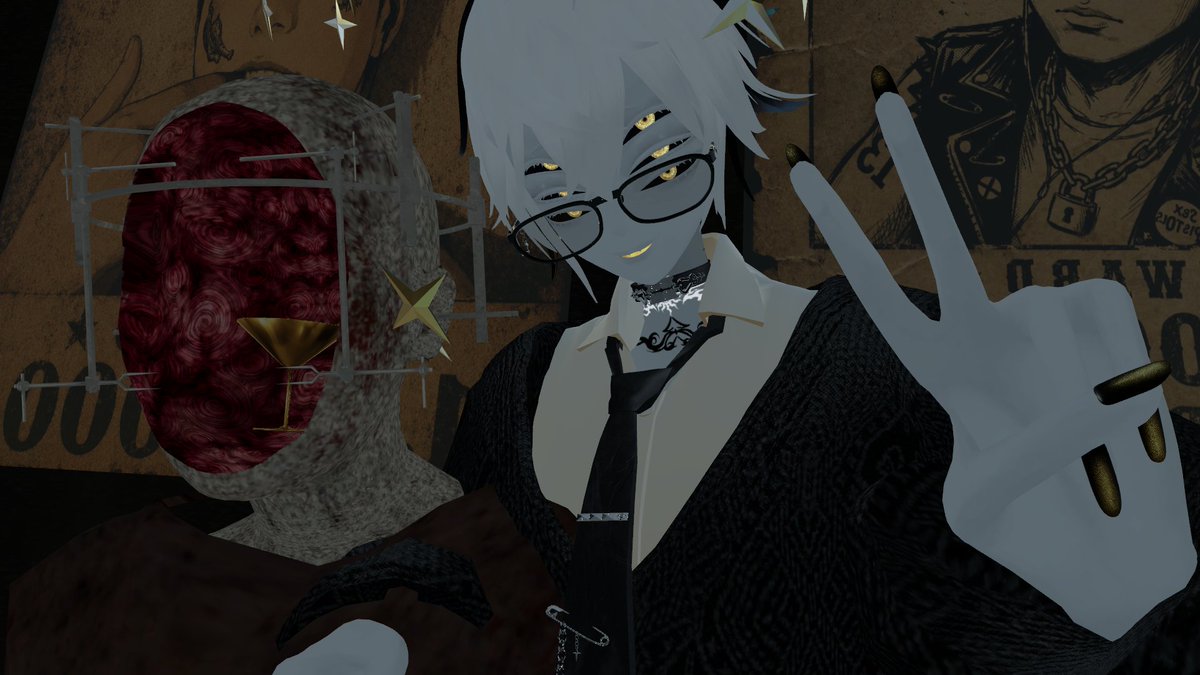VRC_ateN's tweet photo. 8月突入しましたね
今日は定期の飲みインスタンスにお邪魔してきました
明日仕事だから俺は飲んでないけどね
最近気づいたんだけど酔うとムショーに撫でたい衝動に駆られるから足元とかに来た人は無条件で撫でますのであしからずではおやしみー https://t.co/gcw1k9JQgS
