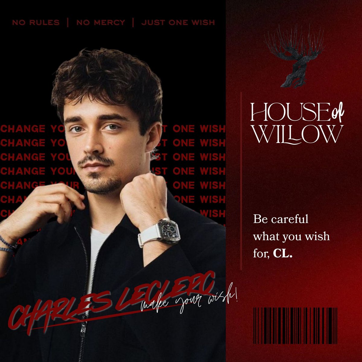 eastcairns's tweet photo. Wishes are granted. Greed is never satisfied. Every wish leaves another debt upon your soul. Don't let the House of Willow keep you, we, Max Verstappen and Charles Leclerc has left. https://t.co/6dcbIzPkj5