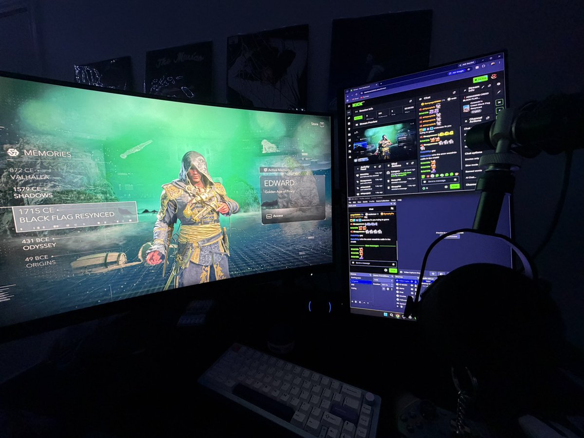 Aoki_Wrld's tweet photo. LIVE NOW 🔴

PLAYING THE NEW ASSASSINS CREED BLACK FLAG RESYNCED 🏴‍☠️

ROAD TO VERIFICATION ✅

ANY SUPPORT IS APPRECIATED 🔥

https://t.co/at2hFYMfUB https://t.co/ye6PnGuzXo