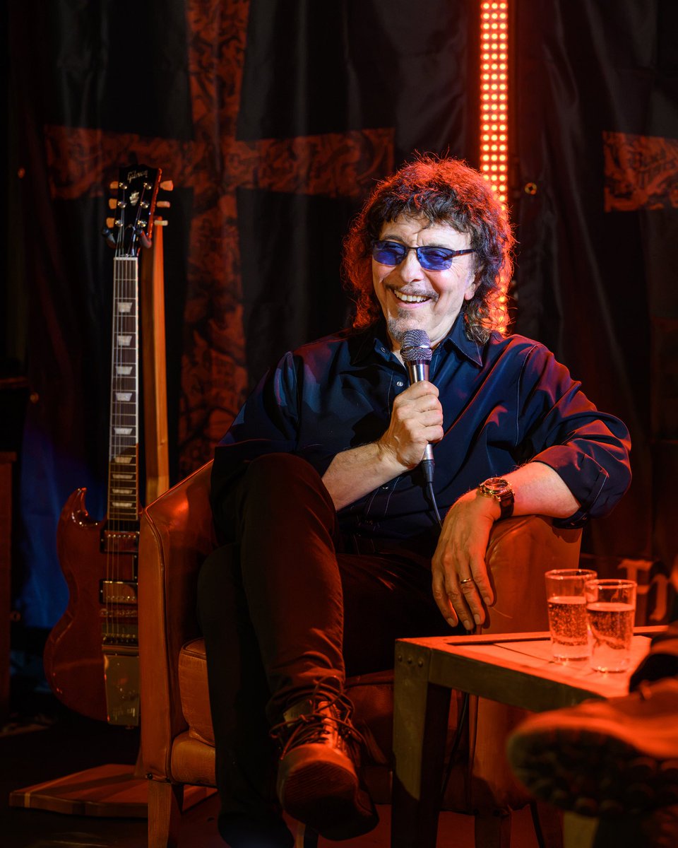 tonyiommi's tweet photo. What a pleasure it was to have everyone in the room together this week when we announced "From The Dark" in Birmingham. A huge thanks to @mikeexeter, @JORNOFFICIAL, @BeckyB_Bass and @KarlBrazilDrums for their invaluable contributions to the record. - Tony ✟

Photos by @tinaKphotos