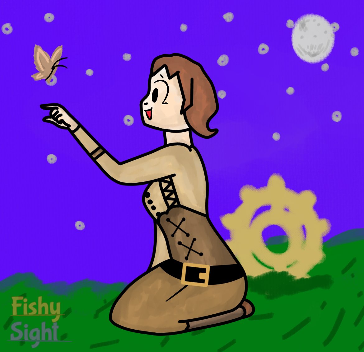 FishySight's tweet photo. I tried to experiment with a different art style… hope you like it!
#art #artistoftwitter https://t.co/rBX95BTtZ7