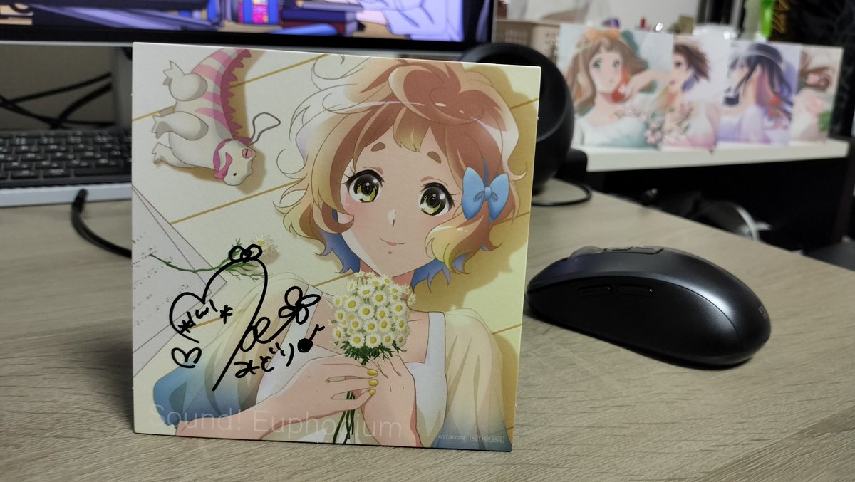 TakMat9999's tweet photo. キャンペーン当選で豊田さんのサインいただきました！
こういうの初めてなんでめっちゃ嬉しい😆✨
#ユーフォ最終楽章 #anime_eupho https://t.co/DLJZcGMQi0