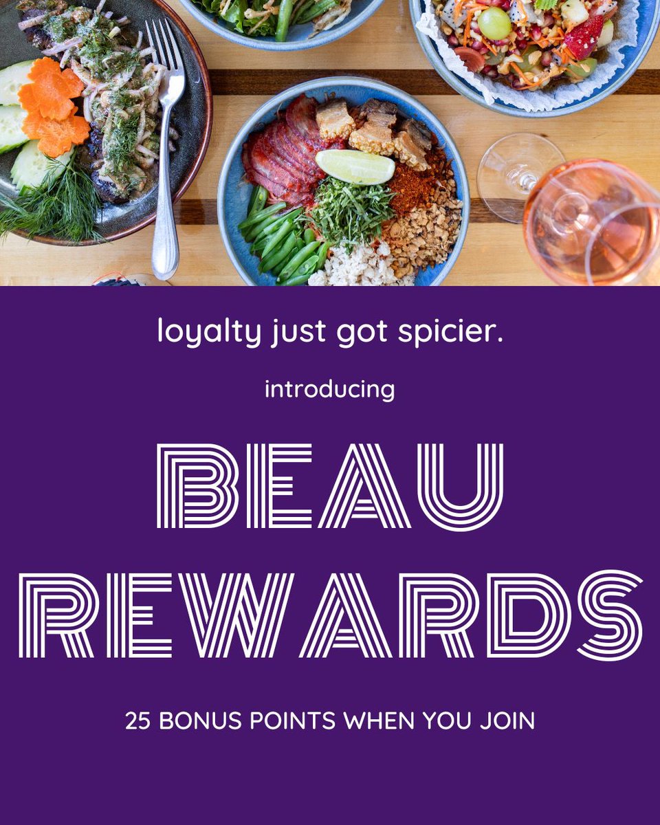 beauthaidc's tweet photo. Loyalty looks good on you. 💜
Join Beau Rewards and start earning points, birthday perks, and bonus rewards today.  

Join here or at checkout IRL:

https://t.co/SDvv3gmQpH https://t.co/aypqZHY8dj