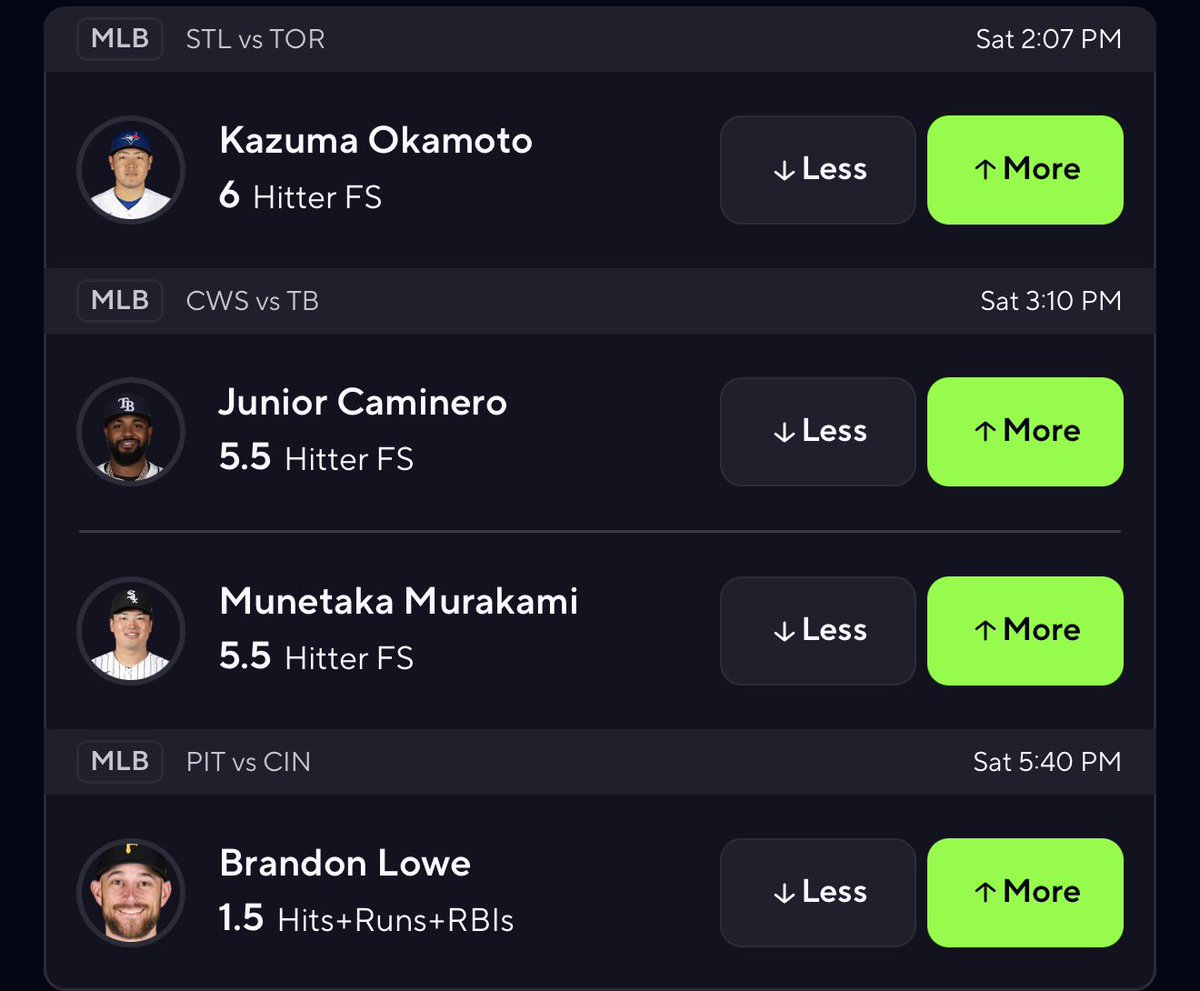 HammerPicks69's tweet photo. 10X MLB SATURDAY☢️⚾️

$250 to whoever LIKES &amp; RT THIS TWEET💰‼️

Collab w @UnitAdvisory &amp; @VikingsLocks @ClutchPicksG https://t.co/unF8drr6ZD