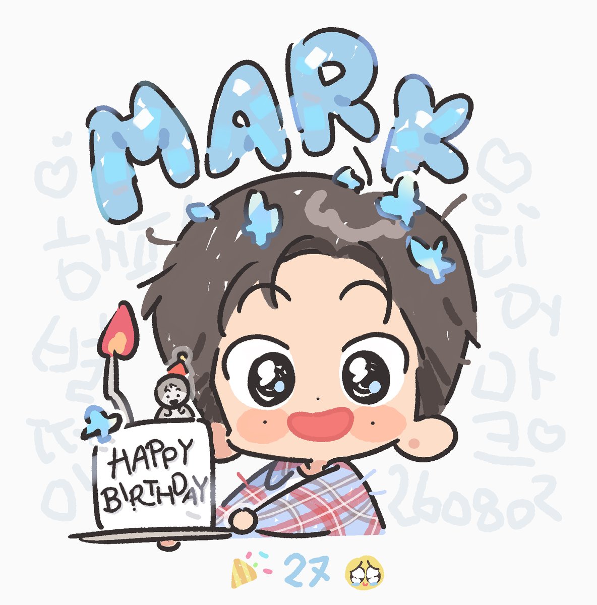 Skrrr_Expert's tweet photo. 🦋🐯💙

#오랜내여름민형아생일축하해 
#AlwayswithMarkLee https://t.co/yJ9MgqbEDe
