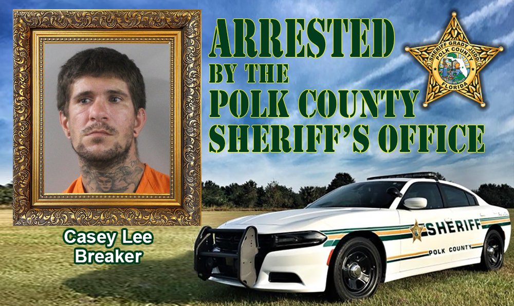 PolkCoSheriff's tweet photo. #ArrestedByThePolkCountySheriffsOffice - 33-year-old Casey Lee Breaker from Lakeland.

We're not sure why a registered sex offender would leave Kentucky to live in Polk County, Florida and then choose to violate the rules of his probation. Casey Lee picked a county where thorough and frequent checks are done on sex offenders, and here we are.

On Wednesday, July 29th, at around 6:30 pm, a PCSO deputy and an officer from the Florida Department of Corrections Probation & Parole paid a visit to Casey Lee on Everett Street in Lakeland.

Casey Lee is on felony parole from Kentucky for sexual battery on a victim 12-17, and his parole states that he can have no internet access. 

During the visit, it was discovered that Casey Lee not only had internet access, he also had a YouTube account, the Discord app, and an unregistered email address. 

Casey Lee was arrested for violation of his parole and he was taken to the Sheriff's Processing Center.

According to the deputy, Casey Lee was previously sentenced to Kentucky State prison for 11 years, and was released on parole in 2022. He transferred his parole to Florida in February, 2026.

#PCSO   #PolkSheriff