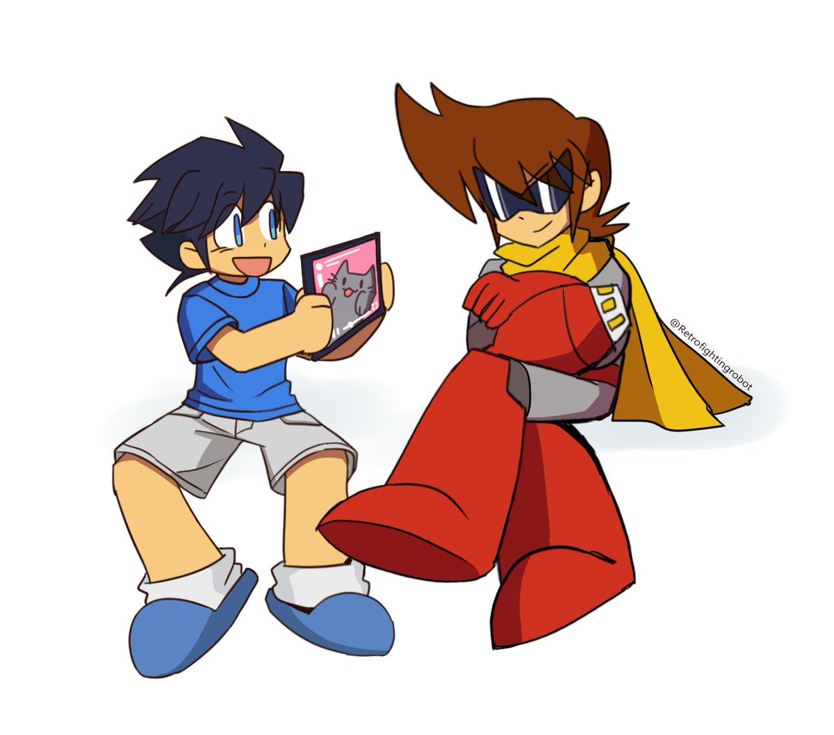 RetoroRobotto's tweet photo. #megaman #rockman #protoman

Showing cat videos https://t.co/nBIorRC6sv