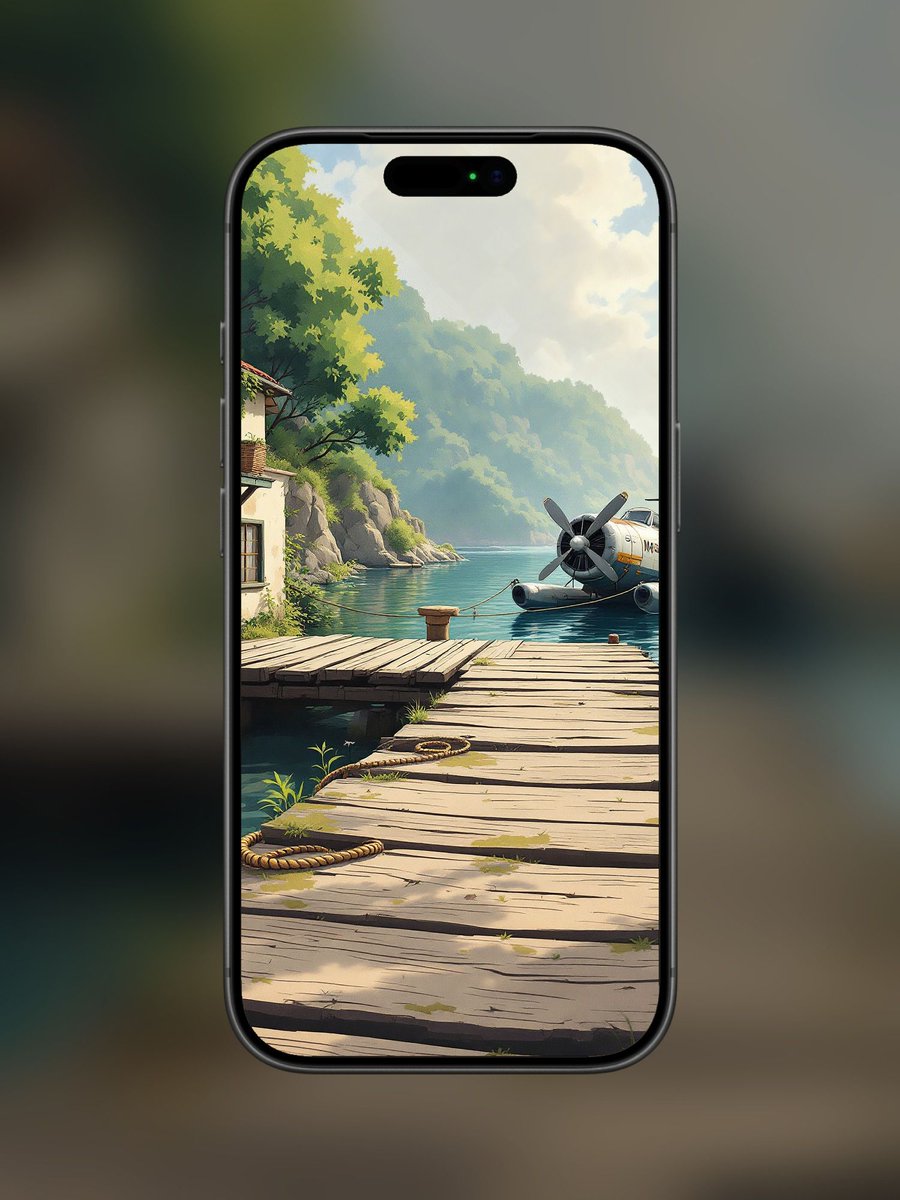 hibiwall's tweet photo. The world doesn't know this place exists. Save this and make it your secret too 🌊

IG &amp; TikTok → @hibiwall

#PorcoRosso #GhibliWallpaper #AnimeAesthetic #PhoneWallpaper #GhibliArt #4KWallpaper #MiyazakiArt https://t.co/Im8fAwXl5N