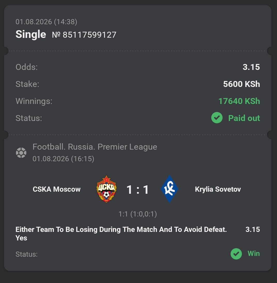 its_Vincento's tweet photo. Paid out💰🤑✅
Congratulations to those who believed and placed. 
17k woooon🔥🔥🔥 https://t.co/K7Irat4u75