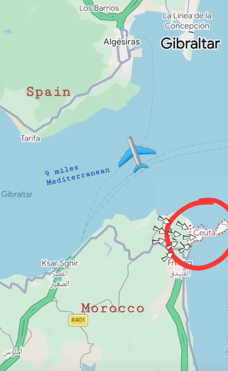 Simon_cryptoz's tweet photo. @GadSaad I think by now everyone understands that what's happening in Morocco is not random and that Mossad and it's agents like this GAD guy are behind it in different capacities. But here's a quick graph for you to understand better.
Spain WAS NOT INVADED, Ceuta is actually in Morocco https://t.co/tP6JFP9PGQ